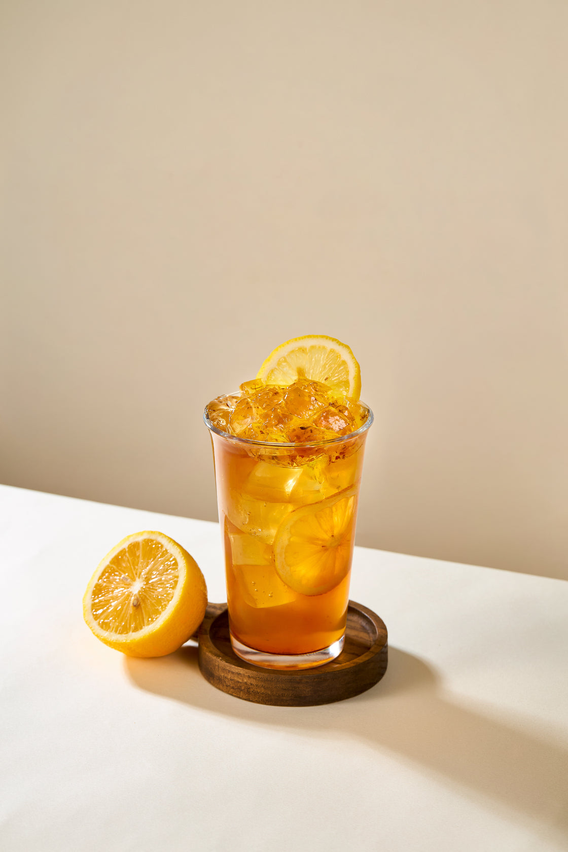 Iced Jasmine Lemon Tea with Osmanthus Jelly